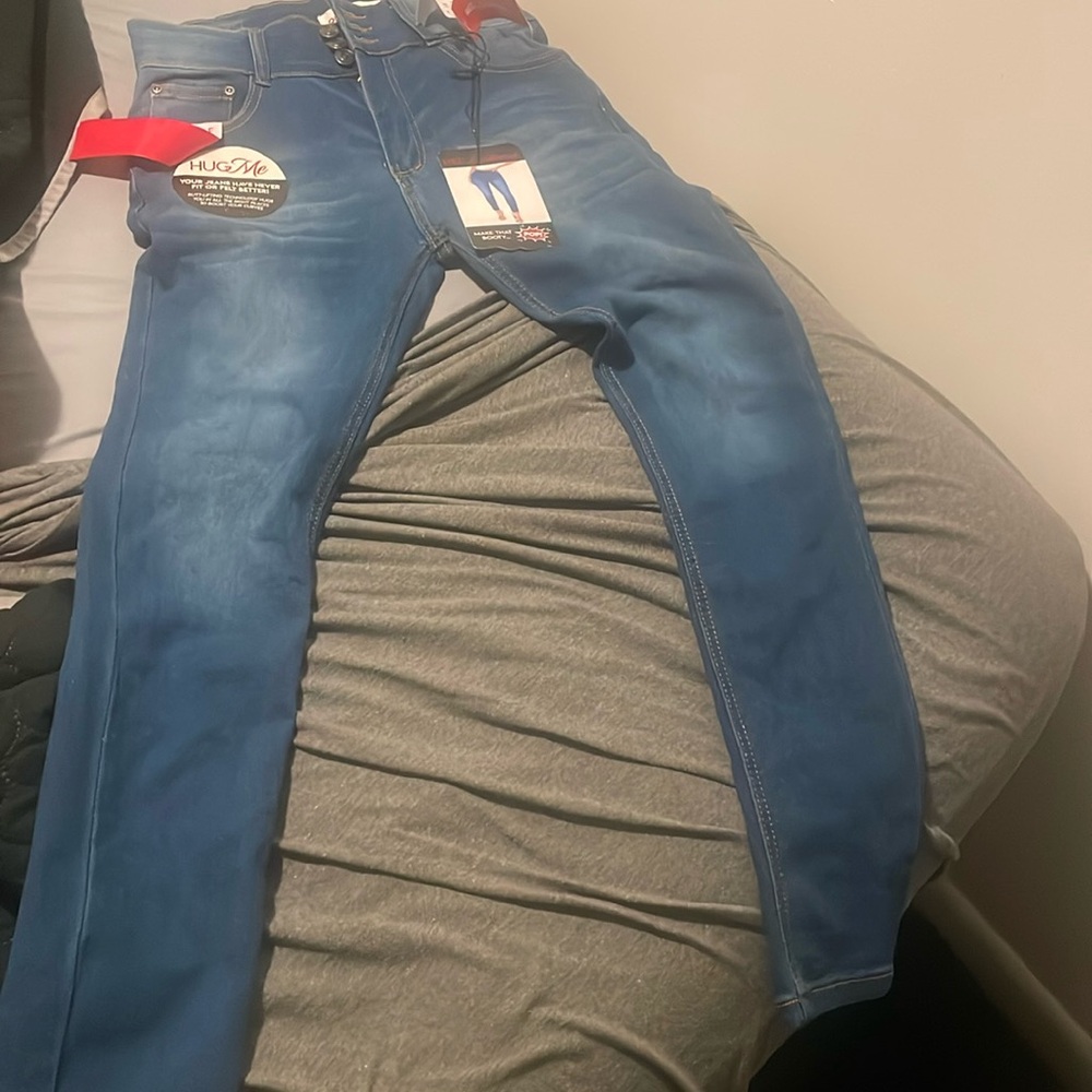 Kids girls high waisted jeans